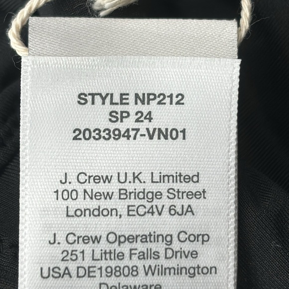 Madewell Ribbed Square-Neck Bikini Top in True Black size Small NWT NP212 - Picture 9 of 12